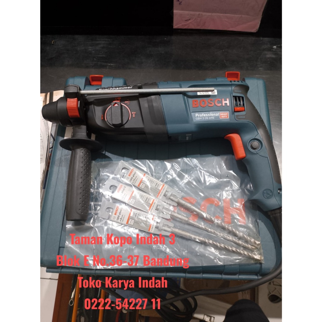Jual Bosch GBH 2 26 DRE Rotary Hammer GBH226DRE 800 Watt | Shopee Indonesia