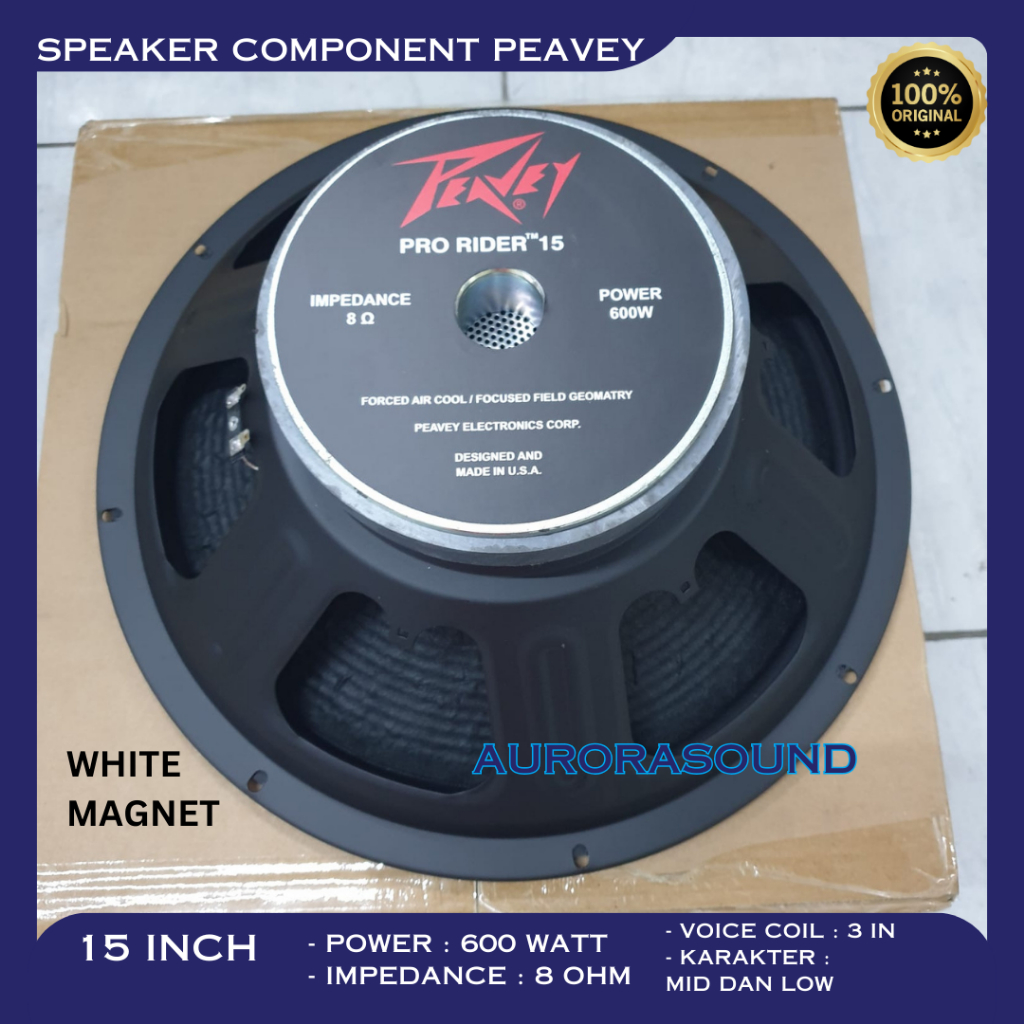 PEAVEY PRO ライダー 15 ピービー ウーファー-woofer Jual Speaker