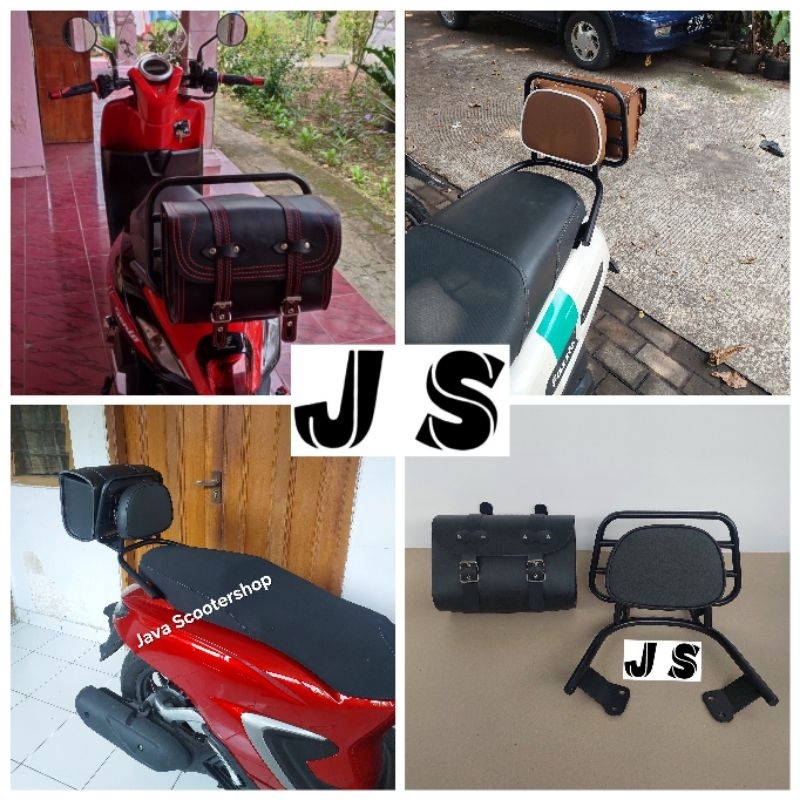 Jual Backrack + Bantalan + Sidebag Fazzio , Filano , Stylo 160 dan ...