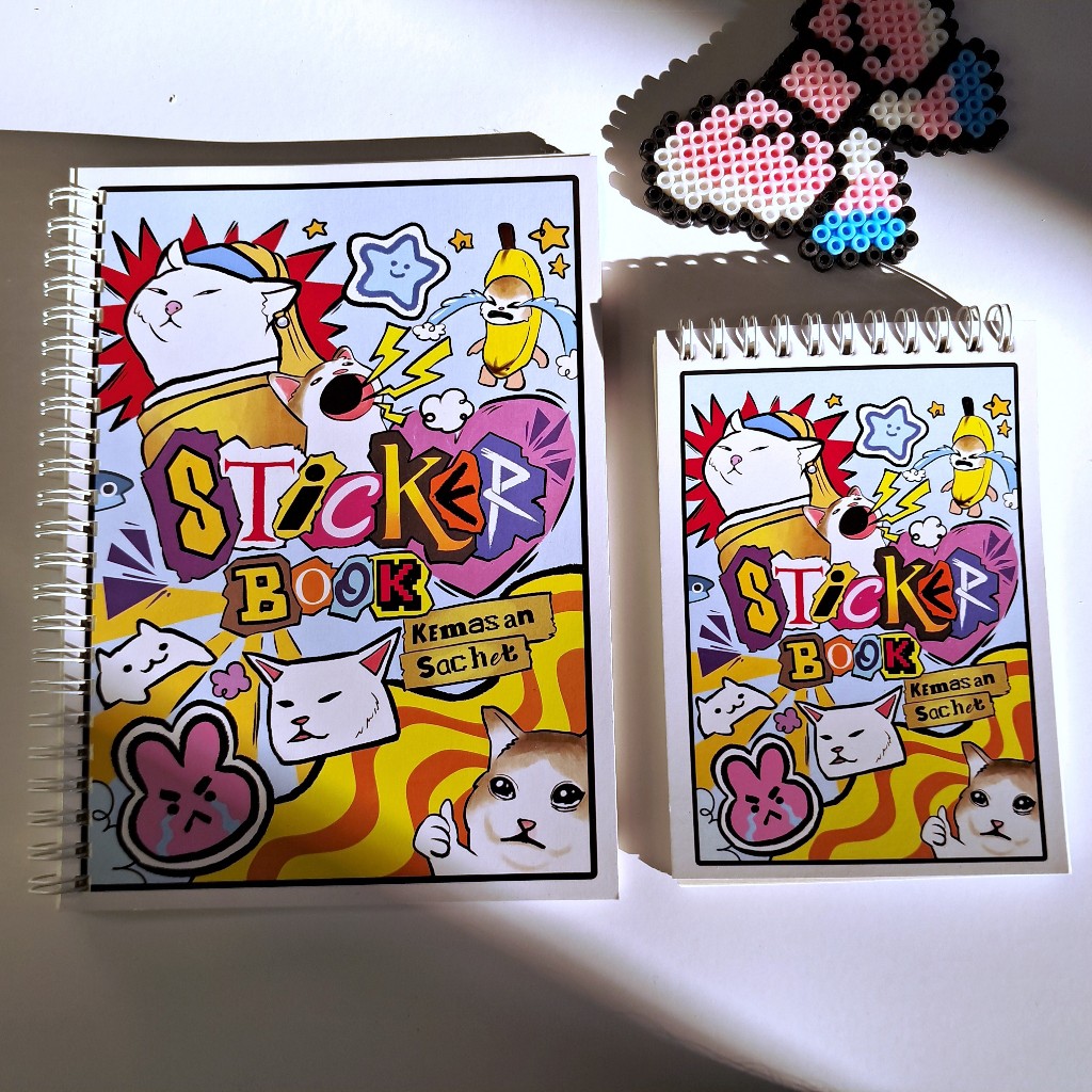 Jual METAL KECIL Sticker Book Pocket Size | Buku Koleksi Sticker A6 ...