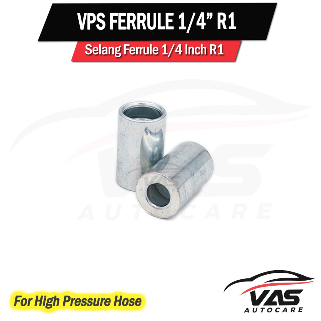 Jual Ferrule Hose Fitting Selang 1/4 Inch R1 High Pressure Ferulle ...
