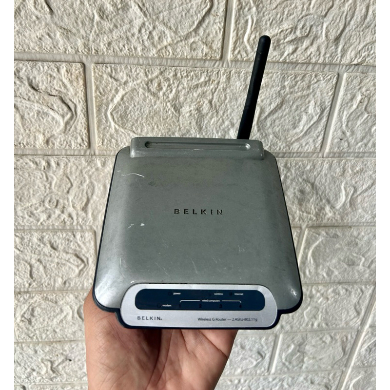 Jual Router Belkin F5D7230-4 Wireless G Router | Shopee Indonesia