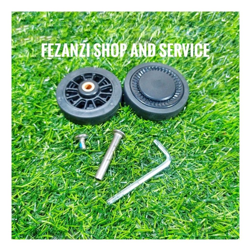 Jual roda koper diameter 5.5cm replacement black kipas | Shopee Indonesia