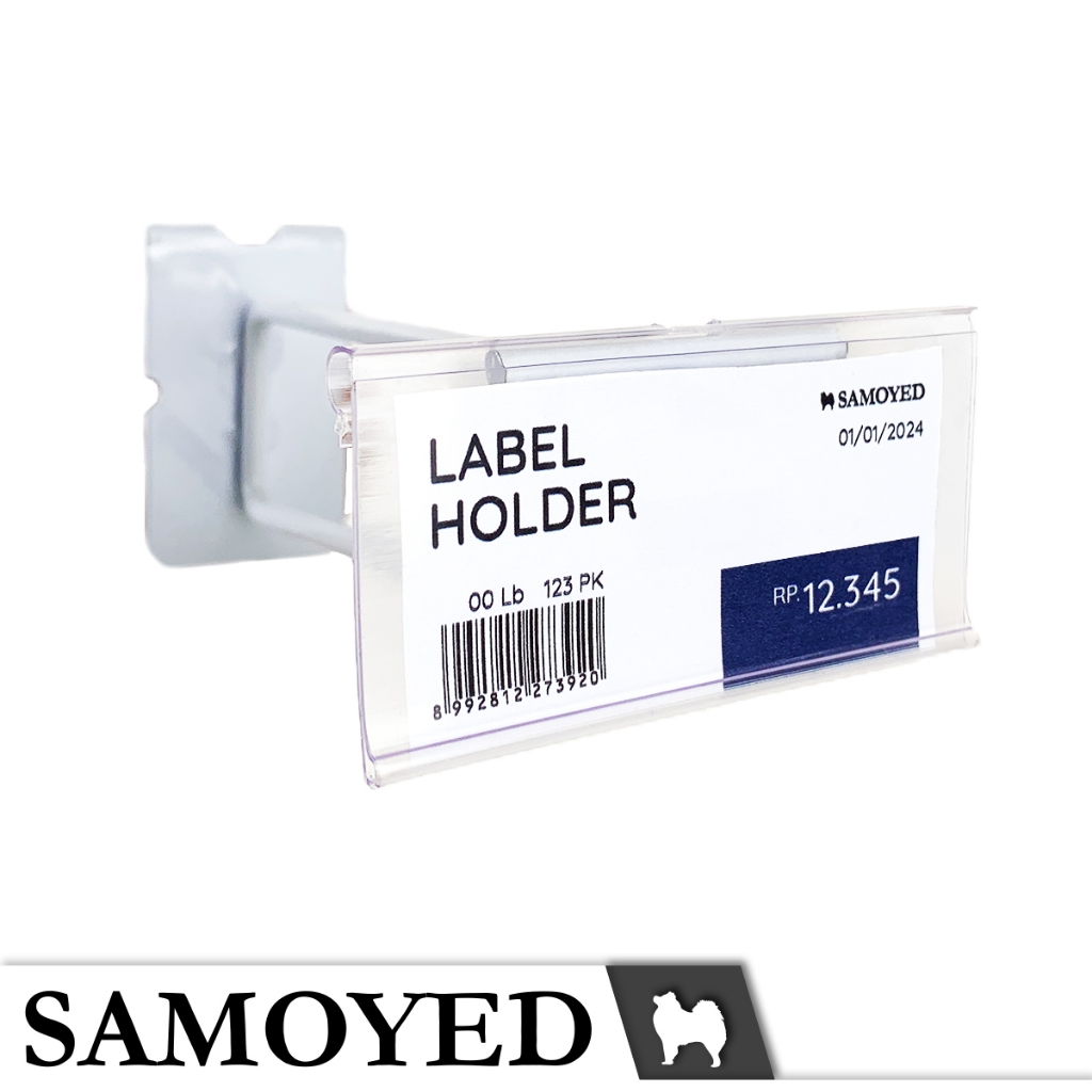 Jual SAMOYED LBHL-HG Tempat Label Produk / Harga / Shelf Price Tag ...