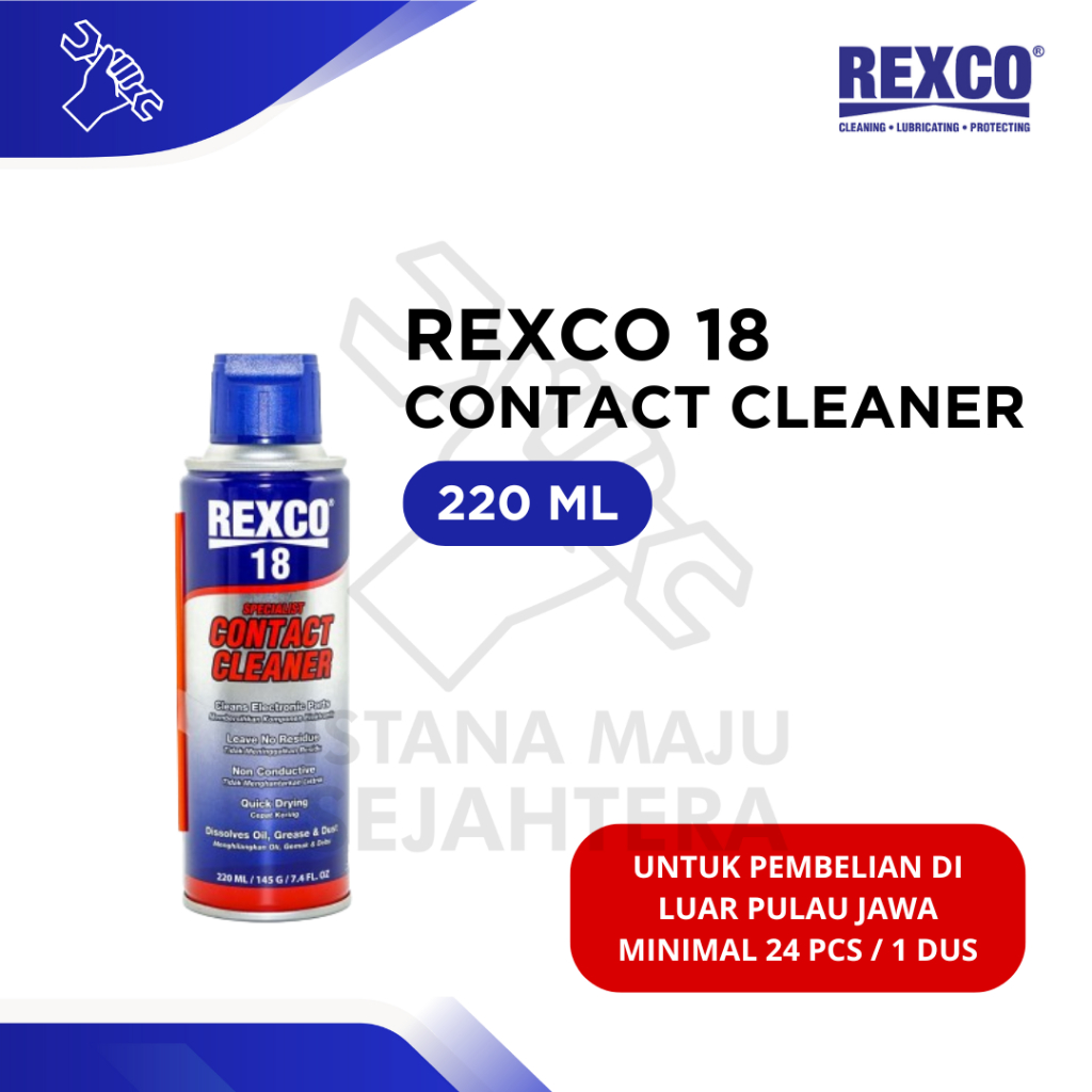 Jual REXCO 18 CONTACT CLEANER (PEMBERSIH ELEKTRIK) | Shopee Indonesia