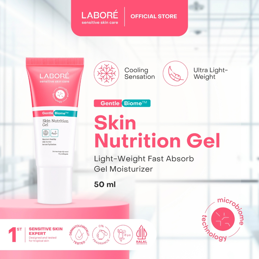 Jual LABORE Gentle Biome Skin Nutrition Gel 50ml - Gel Pelembab Kulit ...