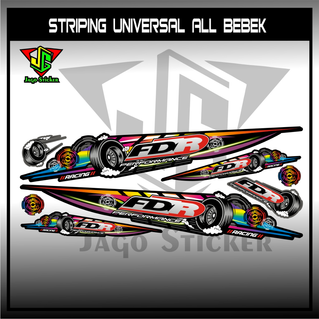 Jual STIKER UNIVERSAL MOTOR BEBEK / STRIPING UNIVERSAL COCOK UNTUK ...
