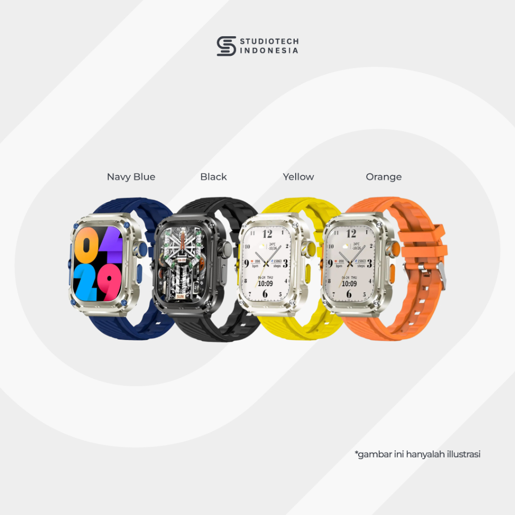 Jual StudioWatch Ultra Adv HD AMOLED (49mm) SERIES Z ANDROID & i0s ...