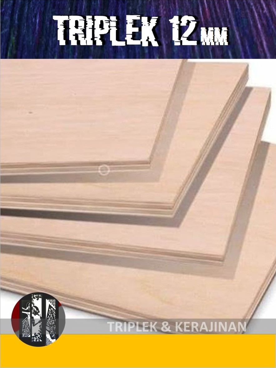 Jual Triplek 12mm 110x120 cm | Multiplek Plywood 12 mm 110x120 | 110 x ...