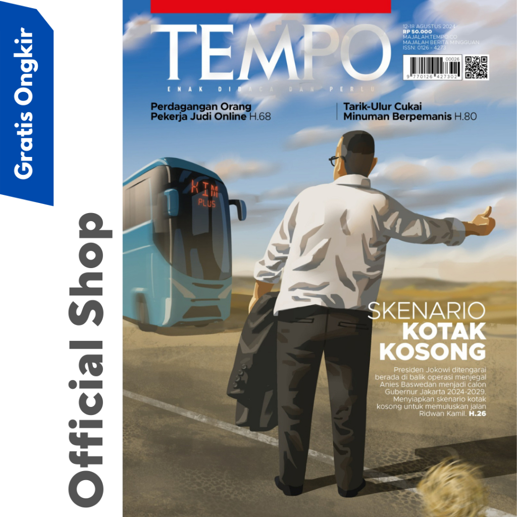 Jual Majalah Tempo Ed 5326 SKENARIO KOTAK KOSONG ( 12 Agustus 2024 ...