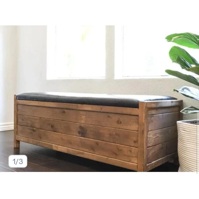 Jual Bangku/bench Laci Rak sepatu kayu jati belanda/bangku storege ...