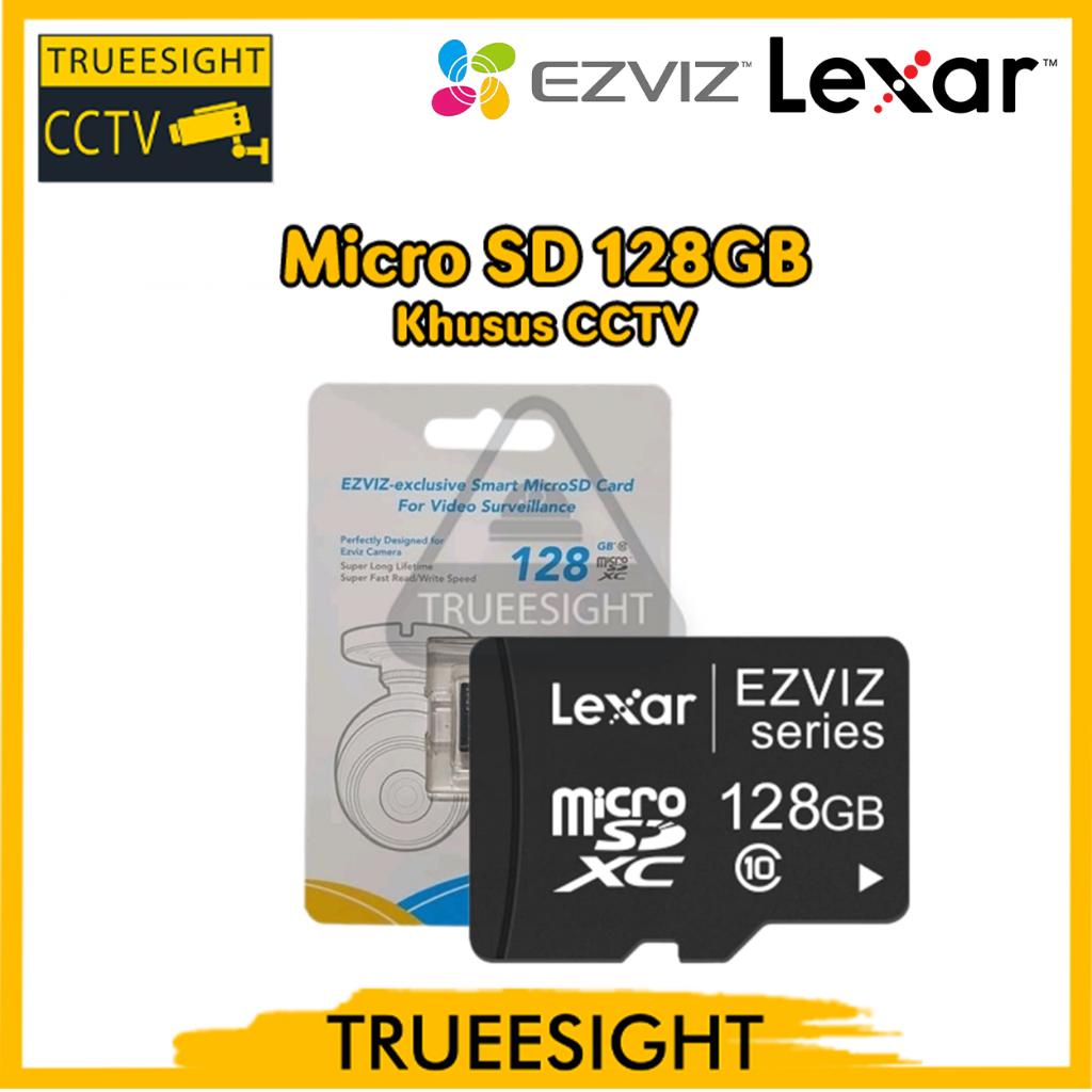 Jual Lexar Ezviz Smart Micro SD 128GB Khusus CCTV | Shopee Indonesia