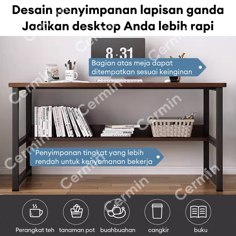 Jual Meja Belajar 120cm Meja Kantor Meja Komputer Meja Kamar Tidur ...