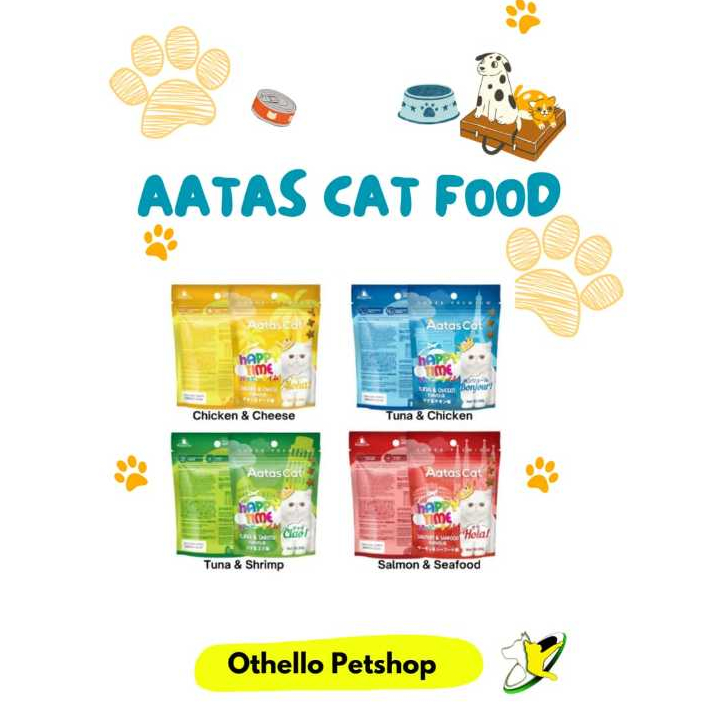 Jual AatasCat All Varian 60 gr Makanan Kucing Snack | Shopee Indonesia