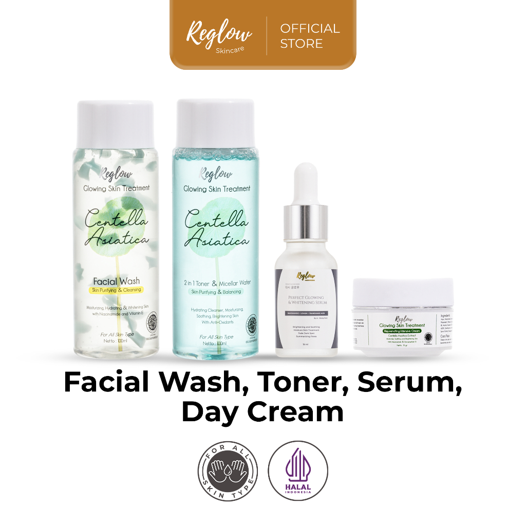 Jual Reglow Skin Purifying and Cleansing Facial Wash / Reglow 2in1 ...