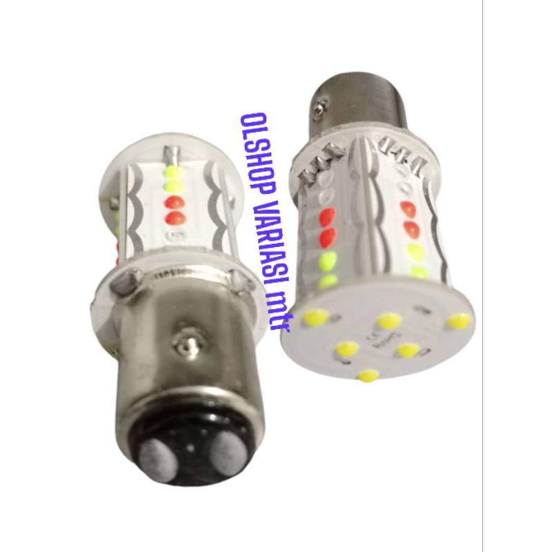 Jual lampu stop RGB runing 30 led lampu stop rem belakang semua jenis ...