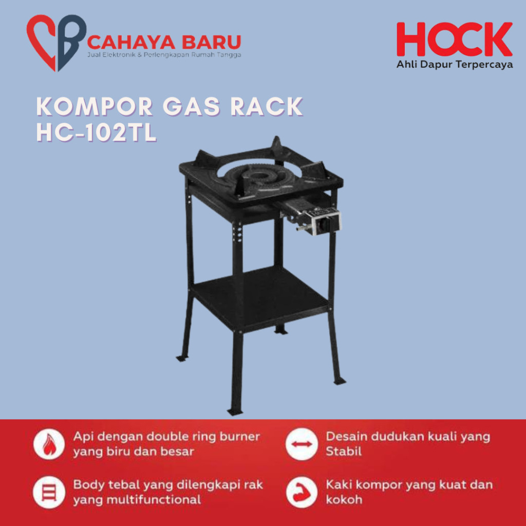 Jual HOCK KOMPOR GAS RACK 102TL | Shopee Indonesia