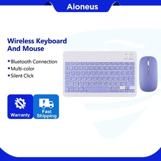 Aioneus | 3 in 1 Wireless Bluetooth Keyboard Mouse Set 10 inch Lightweight Portable Touchpad