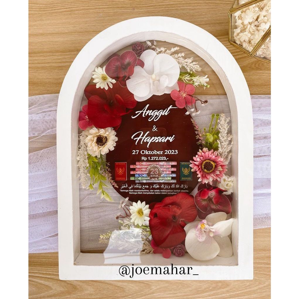 Jual Frame Dome untuk mahar | Frame nya saja | frame dome putih ...