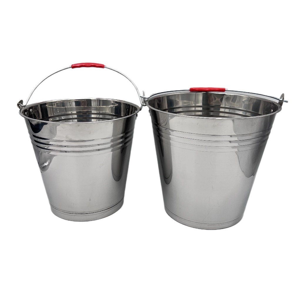 Jual ember timba stainless steel besar 10 liter 8 liter LK93 | Shopee ...