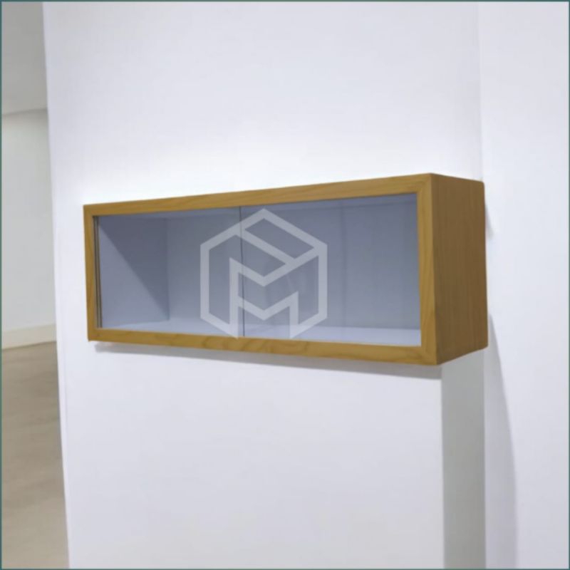 Jual Rak Dinding Transparan dengan Pintu Geser - Furniture | Shopee ...