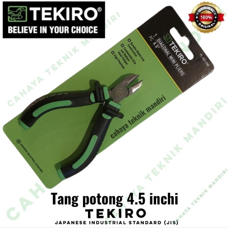 Jual TEKIRO PL-DG1290 Tang potong tekiro ukuran 4.5 inchi / tang kecil ...