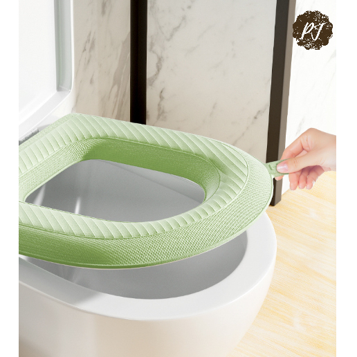 Alas Tempat Tempat Duduk Sarung Kloset WC Silikon Karet Kamar Mandi Anti Air / Toilet Closet Seat Cover Silicone Rubber Water proof
