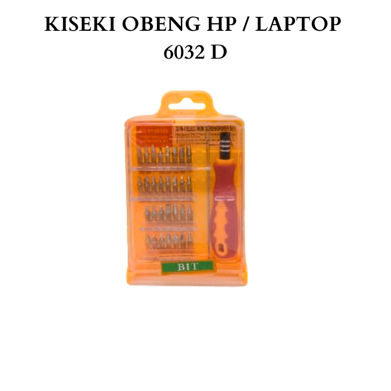 Jual Kiseki Obeng Set Reparasi 32 In 1 multifungsi Nasa Ns-07 / 6032D ...