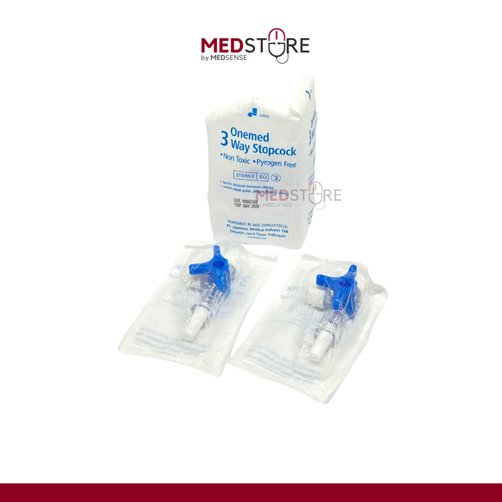 Jual 3 Way/Three way/Sambungan Infus/Infus Set/Stopcock - Onemed ...