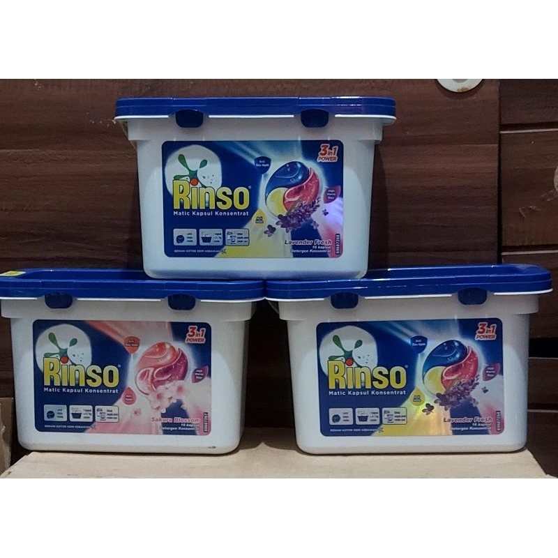 Jual Rinso Matic Kapsul Konsentrat isi 16kapsul | Shopee Indonesia