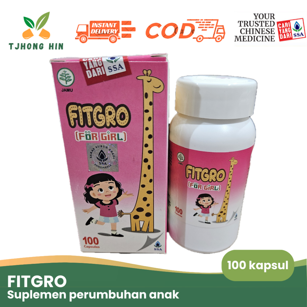 Jual Fit Grow For Girl / Fit Grow For Boys / Fitgro 100 Kapsul / Tinggi ...