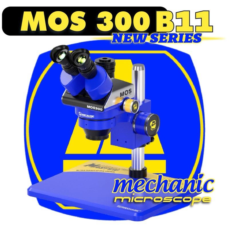 Jual MICROSCOPE MOS 300 B11 NEW SERIES MECHANIC TRINOCULAR ORIGINAL ...