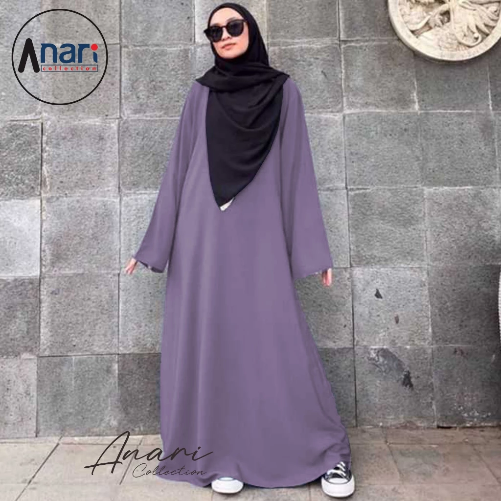 Abaya Polos Dubai Wolfis Premium