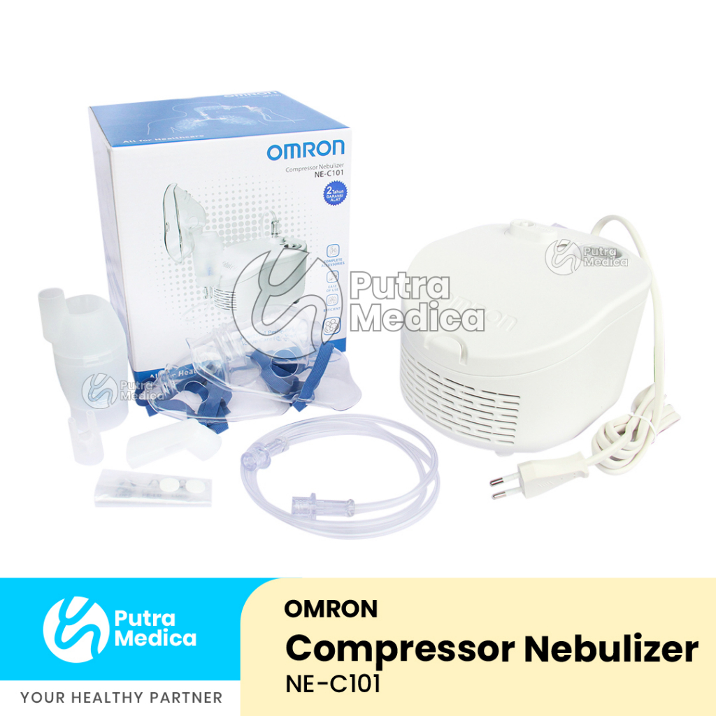Jual Omron CompAir Nebulizer NEC101 / Nebul NEC 101 / Kompresor ...