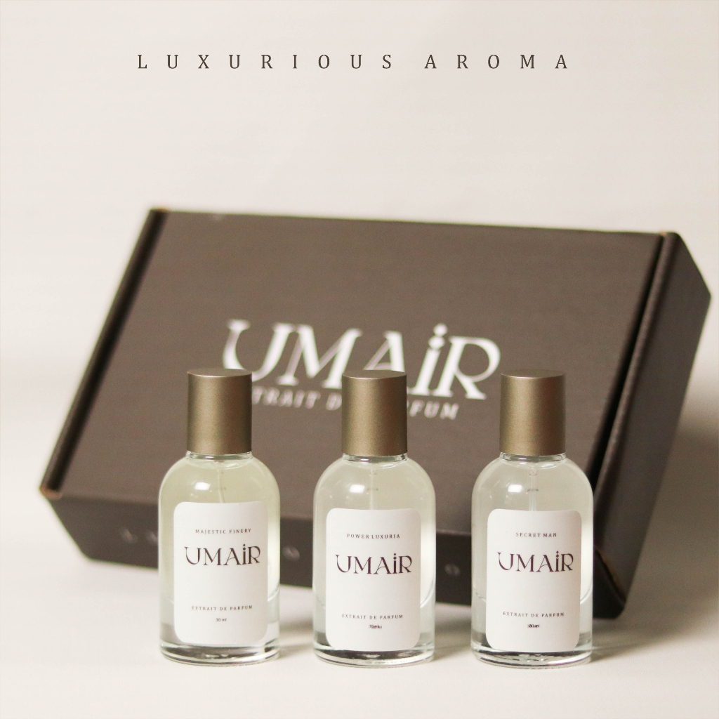 Jual UMAIR TRILOGY || 1 BOX isi 3 varian PARFUM UMAIR Extrait De Parfum ...