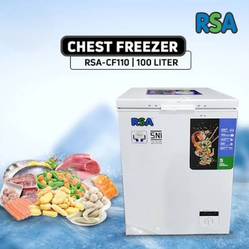 Jual RSA Freezer Box CF100 Chest Freezer 100L GARANSI RESMI | Shopee ...