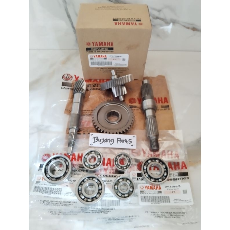 Jual GIGI RASIO GARDAN SET 2PH PLUS BEARING SET KOMPLIT YAMAHA MIO M3 ...