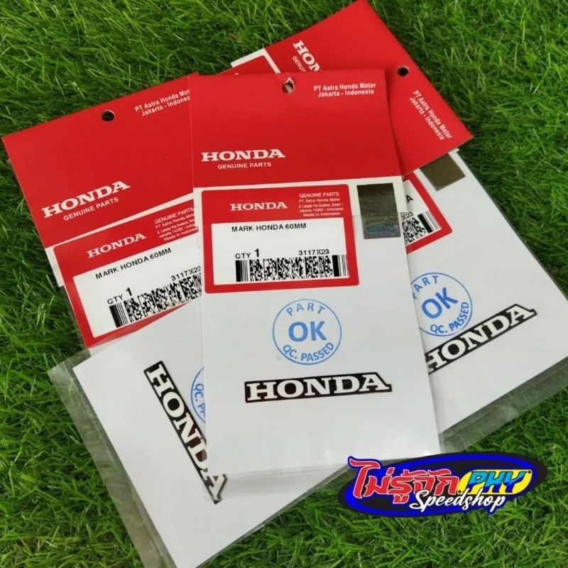 Jual Sticker Stiker Logo Tulisan Mark Honda Hitam 60MM Original ...