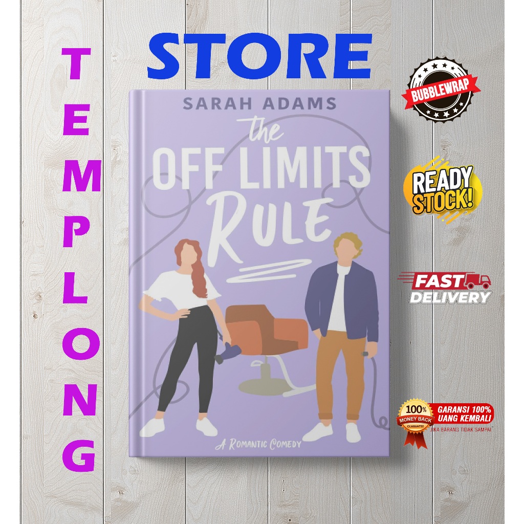 jual-the-off-limits-rule-a-romantic-comedy-by-sarah-adams-hard-cover