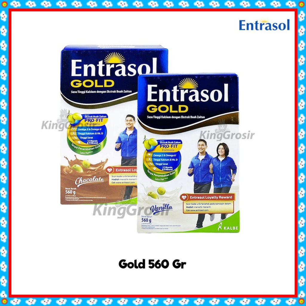 Jual Entrasol Gold 560gr Susu Untuk Lansia | Shopee Indonesia