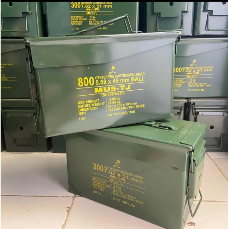 Jual Box besi box peluru box pindad | Shopee Indonesia