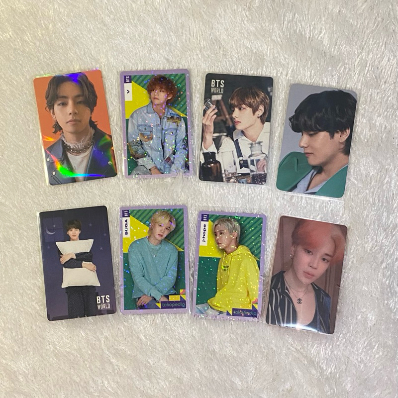 Jual Photocard Official BTS Taehyung, Suga, Jimin, Jhope (Sudah ...