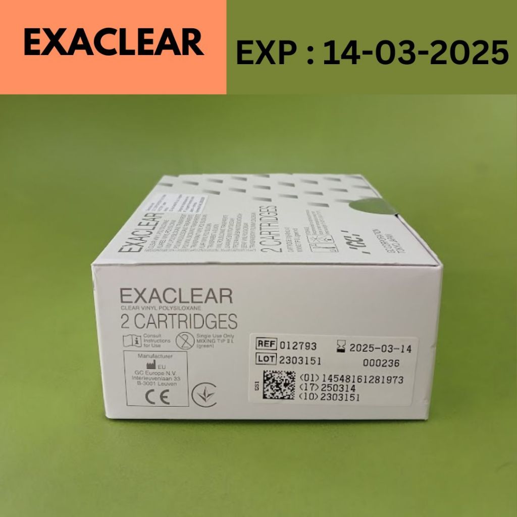 Jual EXACLEAR Clear Vynil Polysiloxane | Shopee Indonesia
