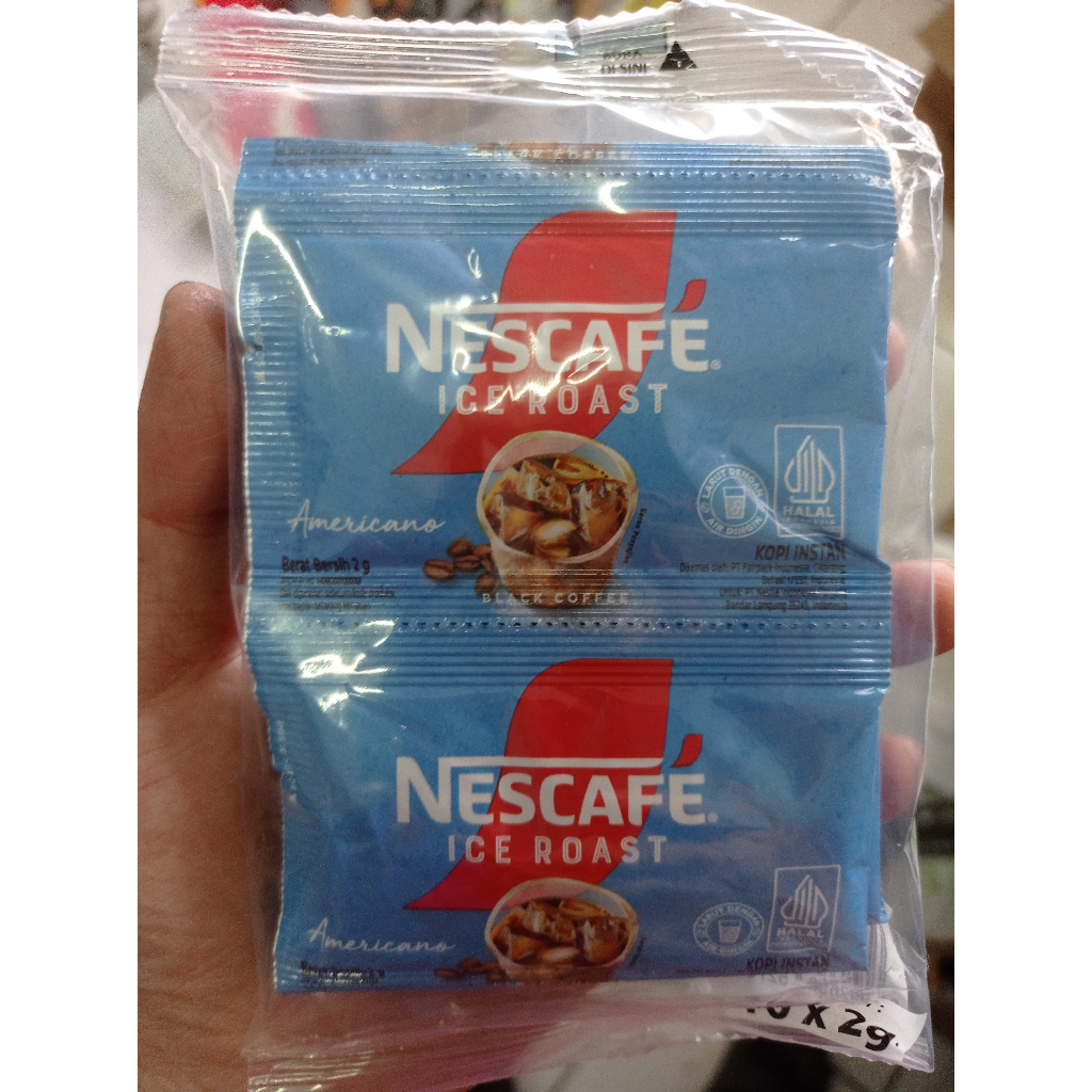 Jual NESCAFE ICE ROAST 10x2GR KOPI INSTAN DINGIN AMERICANO RENCENG PER ...