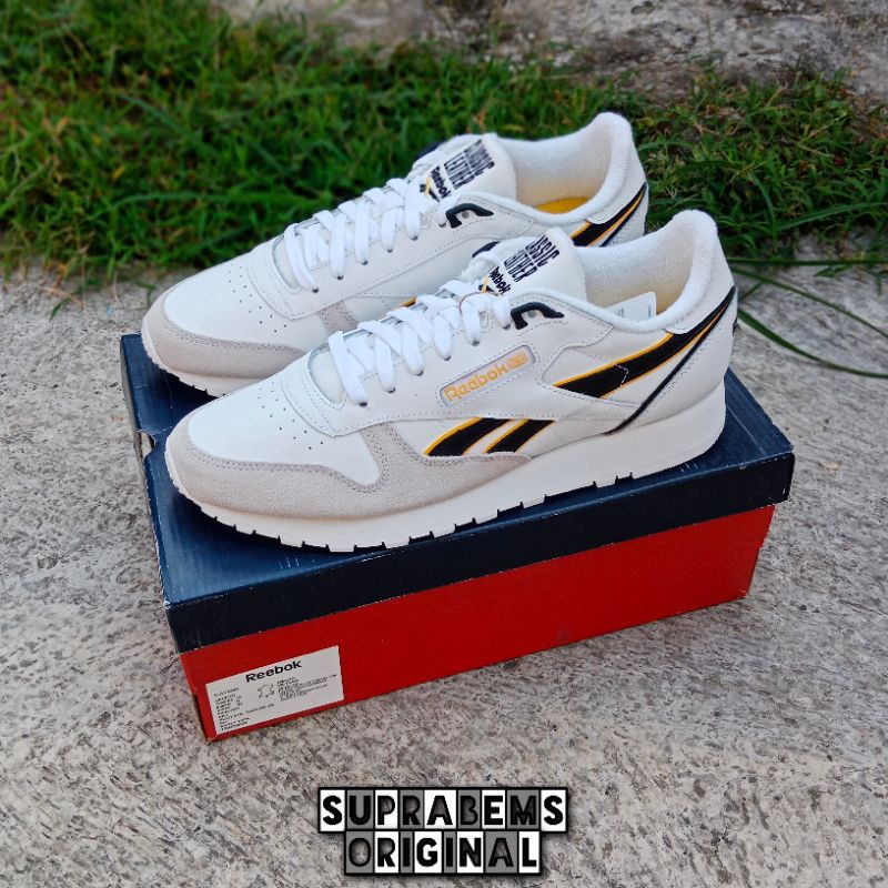 Jual REEBOK CLASSIC LEATHER WHITE ORIGINAL | Shopee Indonesia