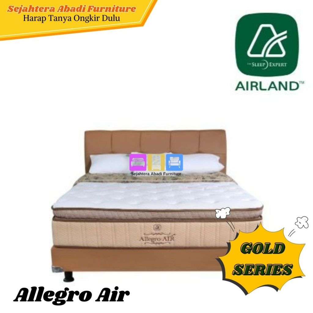 Jual Airland Springbed Kasur Pocket Full latex pillow top New Allegro ...