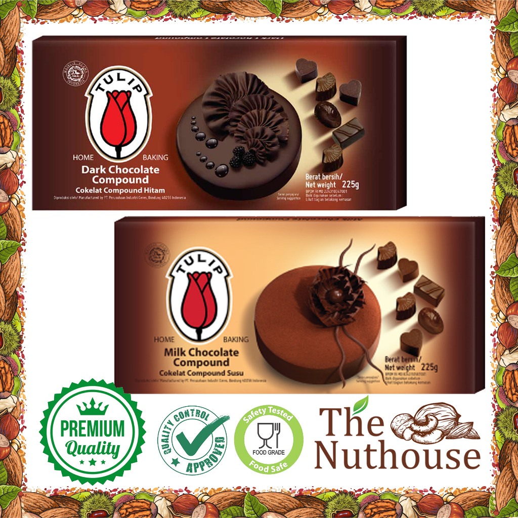 Jual Tulip Cokelat Compound KOTAK - Dark Chocolate / Milk Compound ...