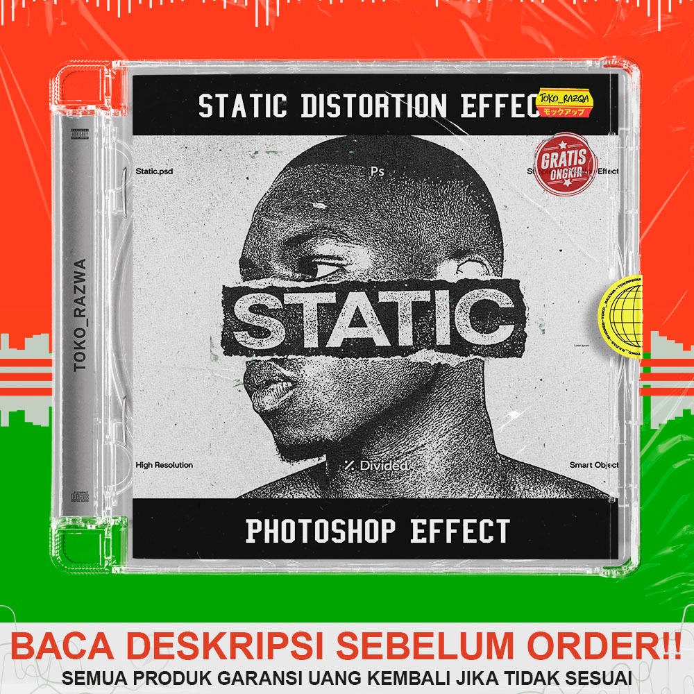 Jual Photoshop Effect - Static Distortion Effect - 170824 | Shopee ...