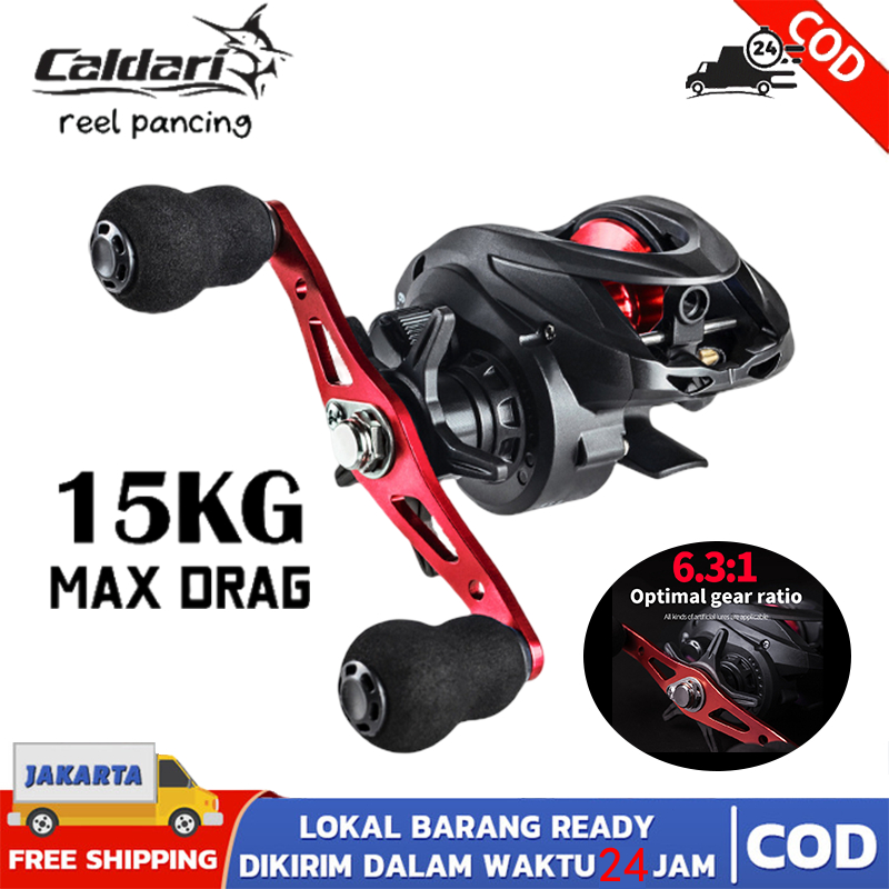 Jual CALDARI Roda Pancing Lempar CAIUS Baru Roda Pancing Rem ...