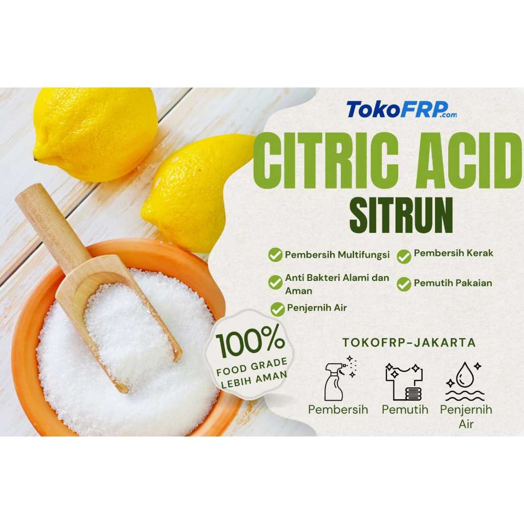 Jual SITRUN CITRIC ACID MONOHYDRATE | Shopee Indonesia